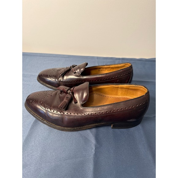 Vintage‎ Johnston & Murphy Brown Tassel Loafers 10.5 Good Condition - Picture 5 of 7